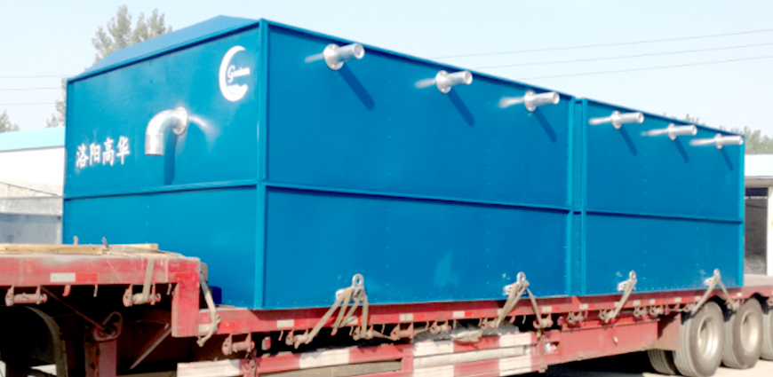 The closed cooling tower for Hebei customer